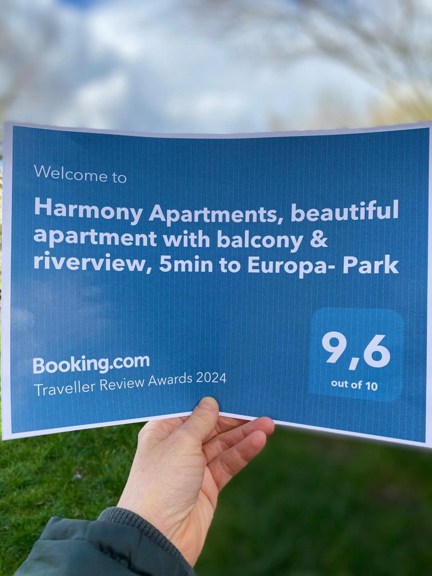 Harmony Apartment, Your Holiday Home In Rust With Balcony & River-View, 5Min To Europa-Park Ngoại thất bức ảnh